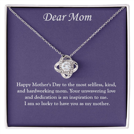 Celebrate Mom: A Love Knot Necklace for the Special Woman in Your Life