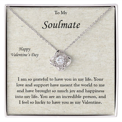 Love Knot Necklace - Soulmate for Valentine's Day