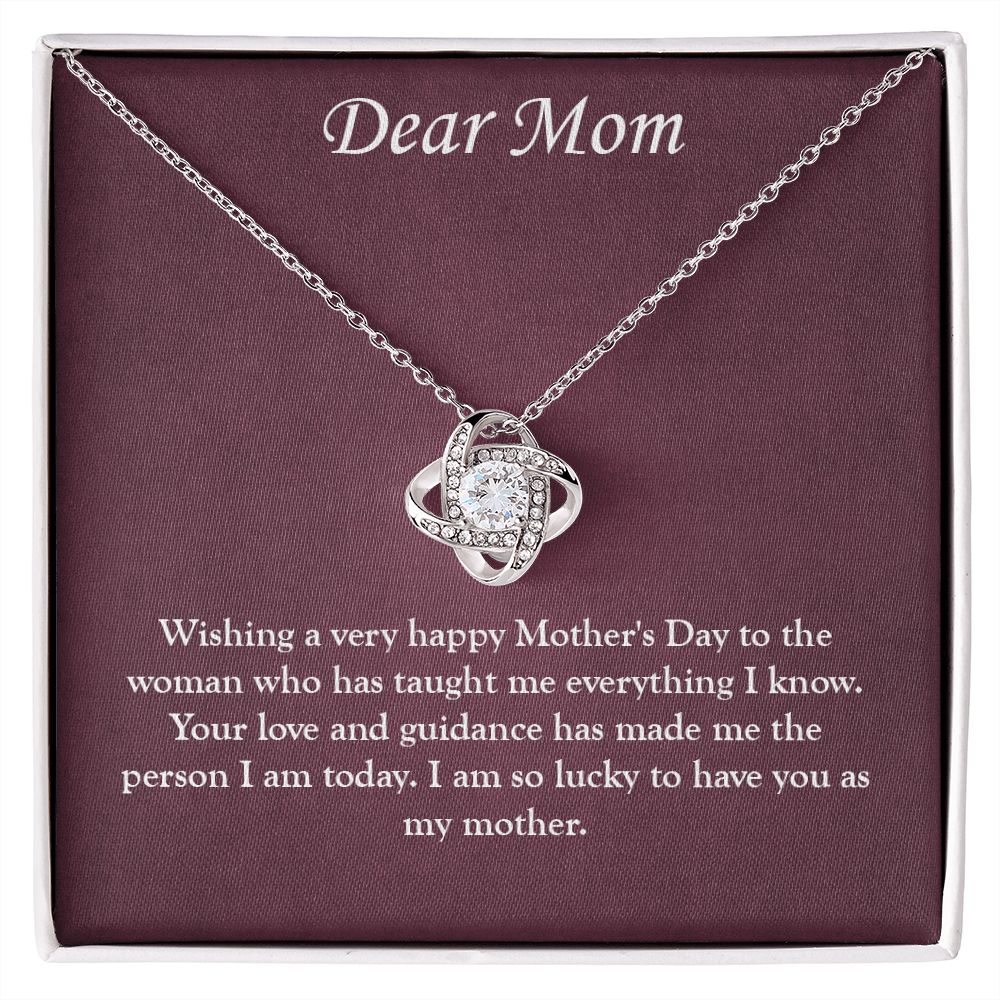 A Symbol of Love: The Perfect Mother's Day Gift - Love Knot Necklace