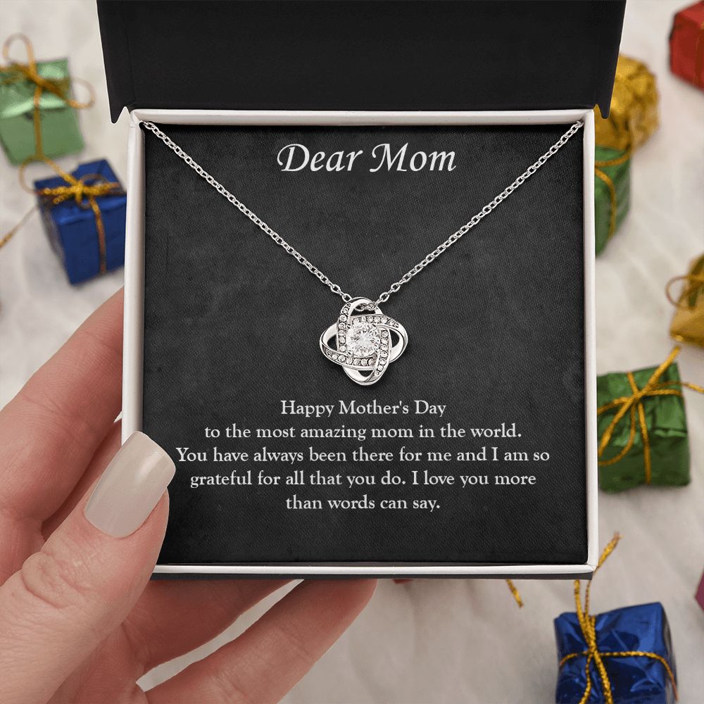 Eternal Love: A Mother's Day Love Knot Necklace