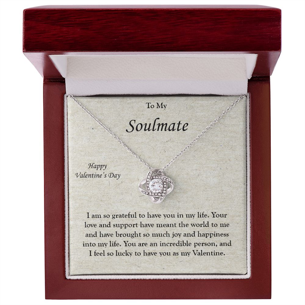Love Knot Necklace - Soulmate for Valentine's Day