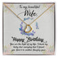Delicate Heart Necklace - Wife's Birthday
