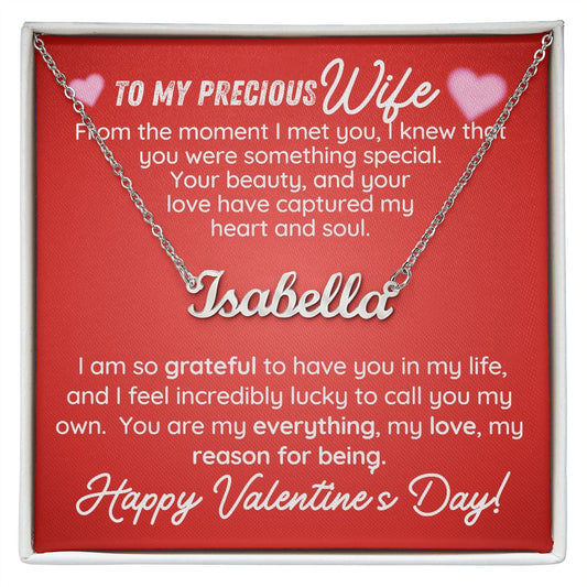 To My Precious Wife On Valentine's Day
