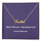 Custom Name Necklace - Gift For Him Or Her