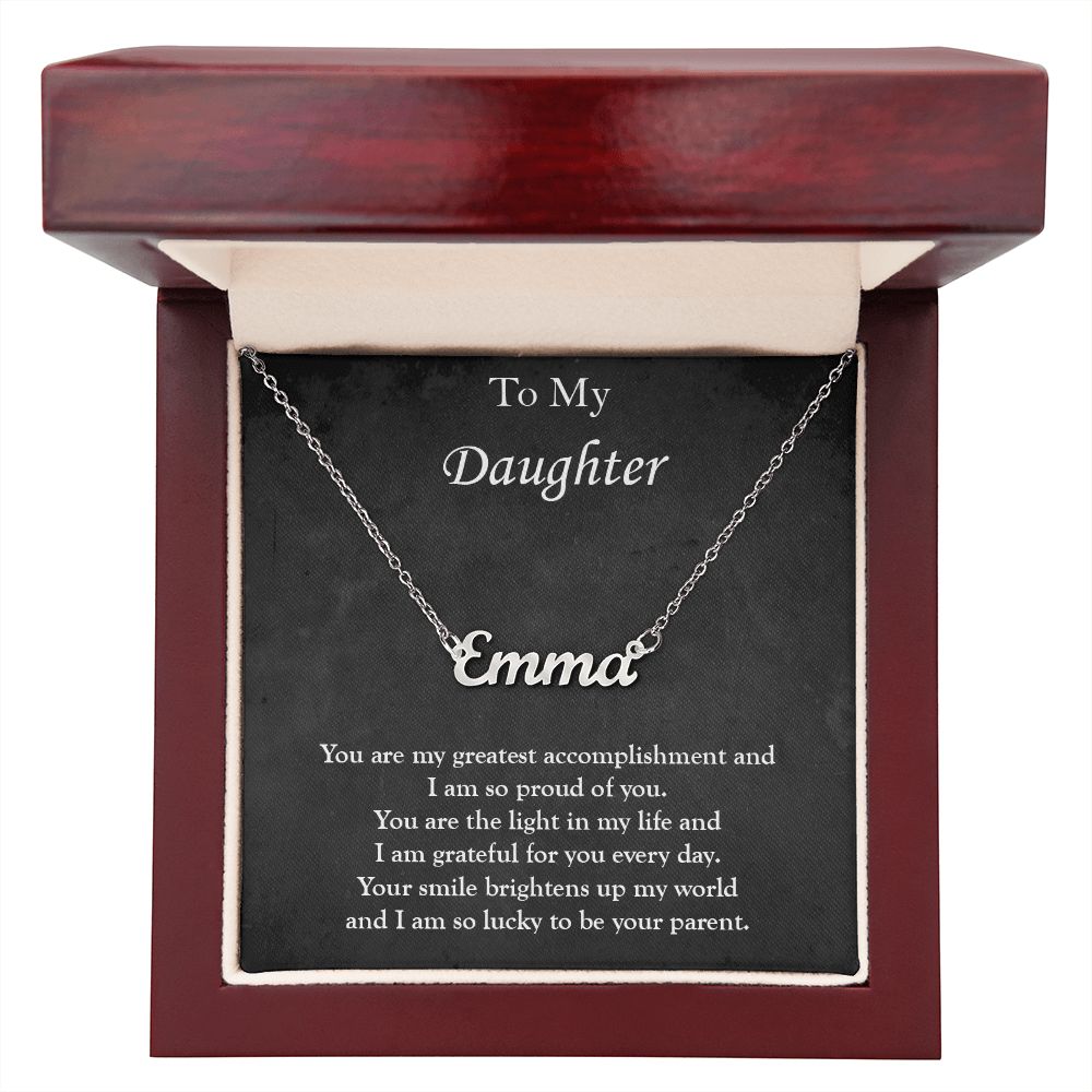 Custom Name Necklace for My Daughter