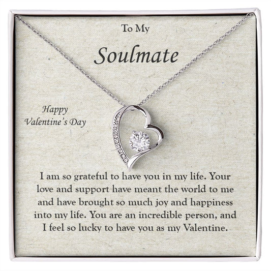 Forever Love Necklace for My Soulmate - My Valentine