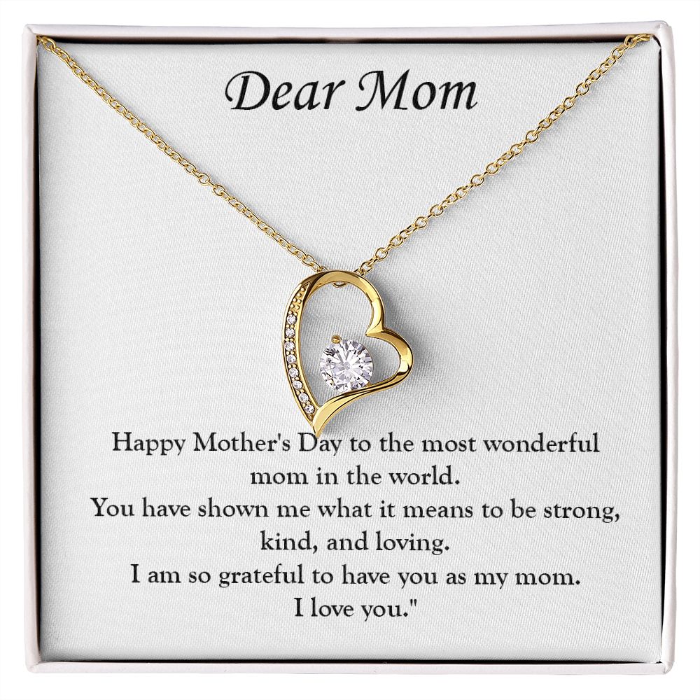 Eternal Appreciation: The Mother's Day Forever Love Necklace