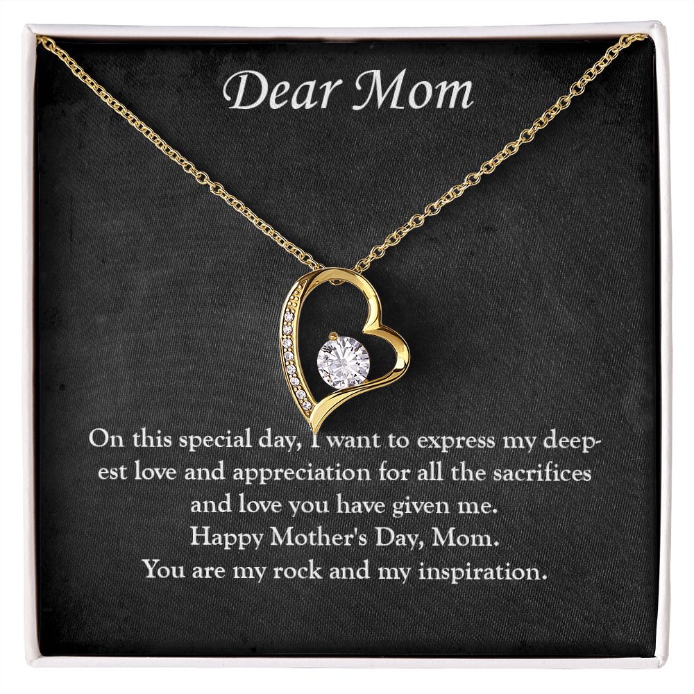 Infinite Bond: The Mother's Day Forever Love Necklace